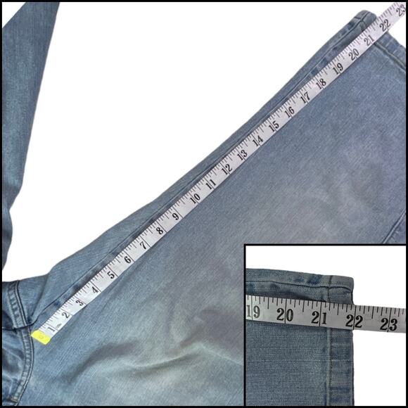 Lee Riveted Ultimate 5 High Rise Relaxed Fit Denim Capri Jeans Plus Size 20W - Picture 11 of 12